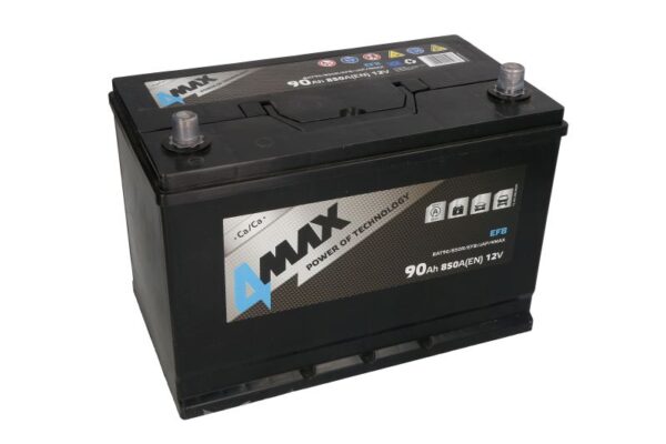 Baterie auto 4MAX 12V 90Ah 850A START&STOP EFB - imagine 2