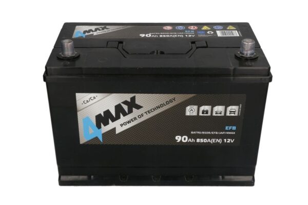 Baterie auto 4MAX 12V 90Ah 850A START&STOP EFB - imagine 3